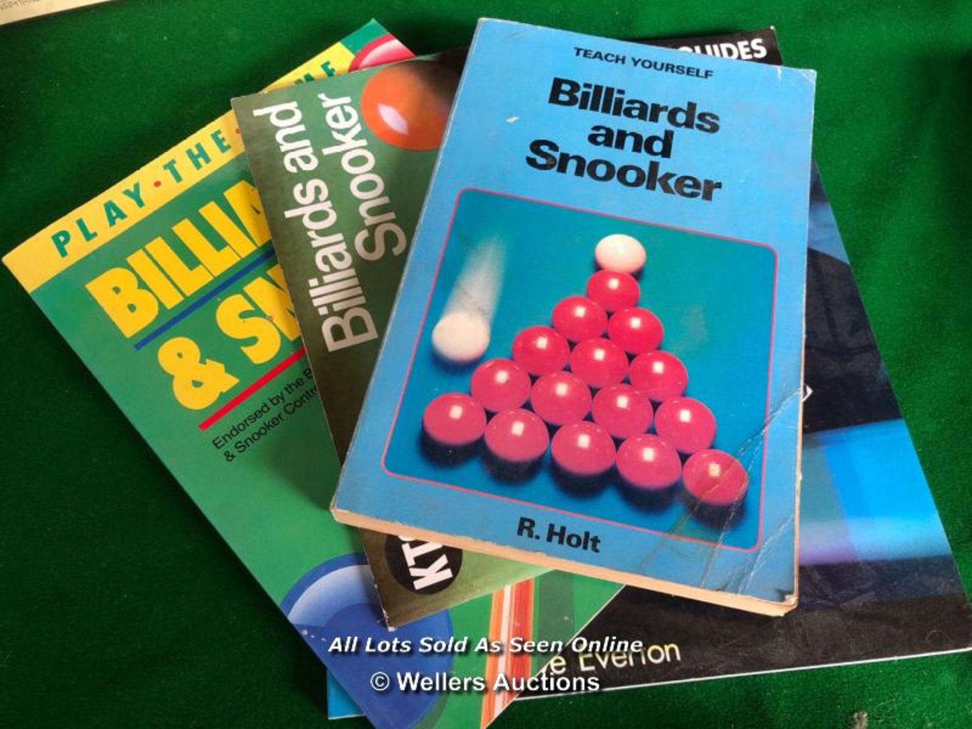 X5 SNOOKER RELATED BOOKS, INC. KNOW THE GAME OF SNOOKER - Image 2 of 3