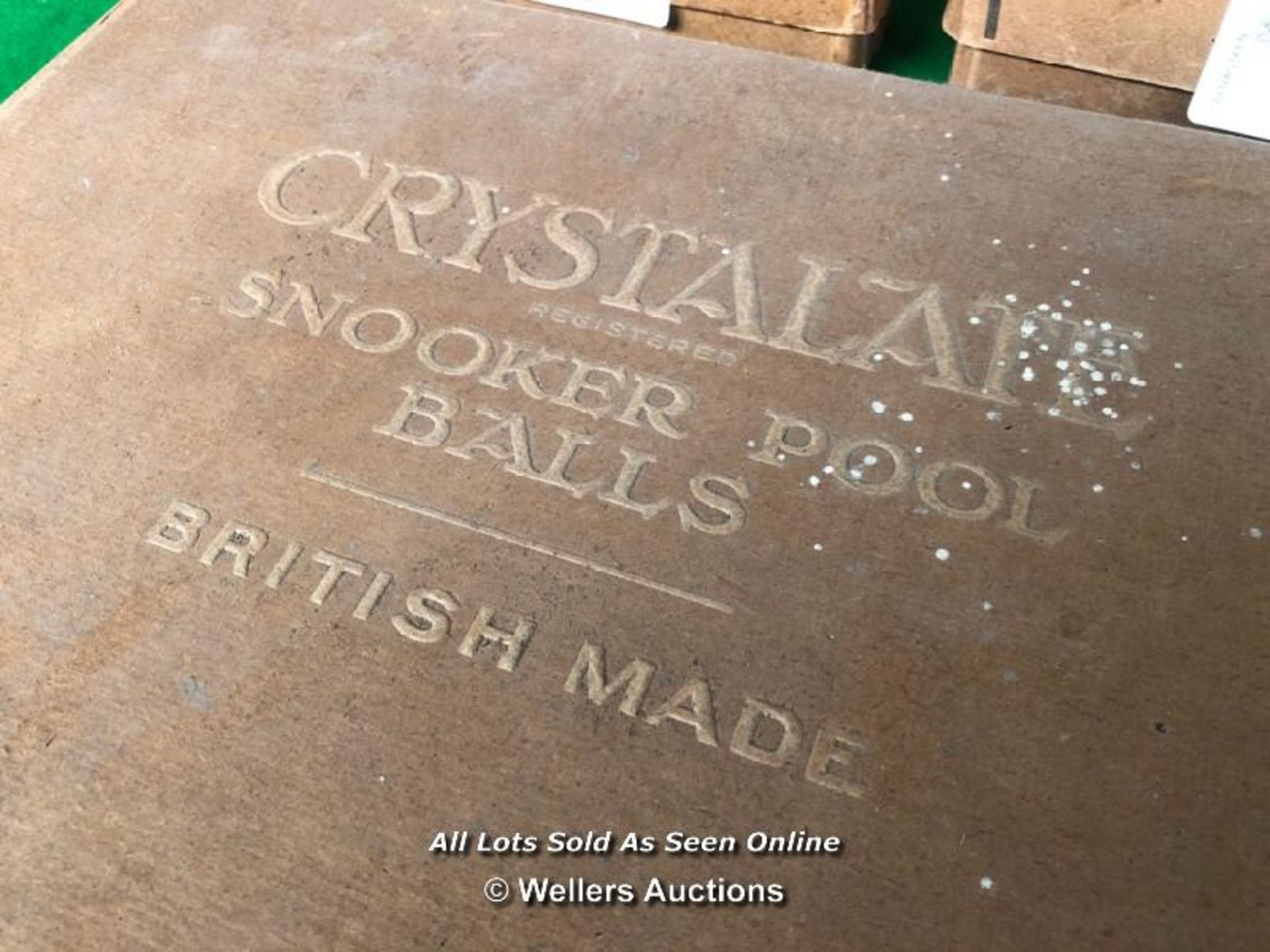 CRYSTALATE SNOOKER BALL SET, SIZE 2 1/16 INCHES - Image 3 of 3