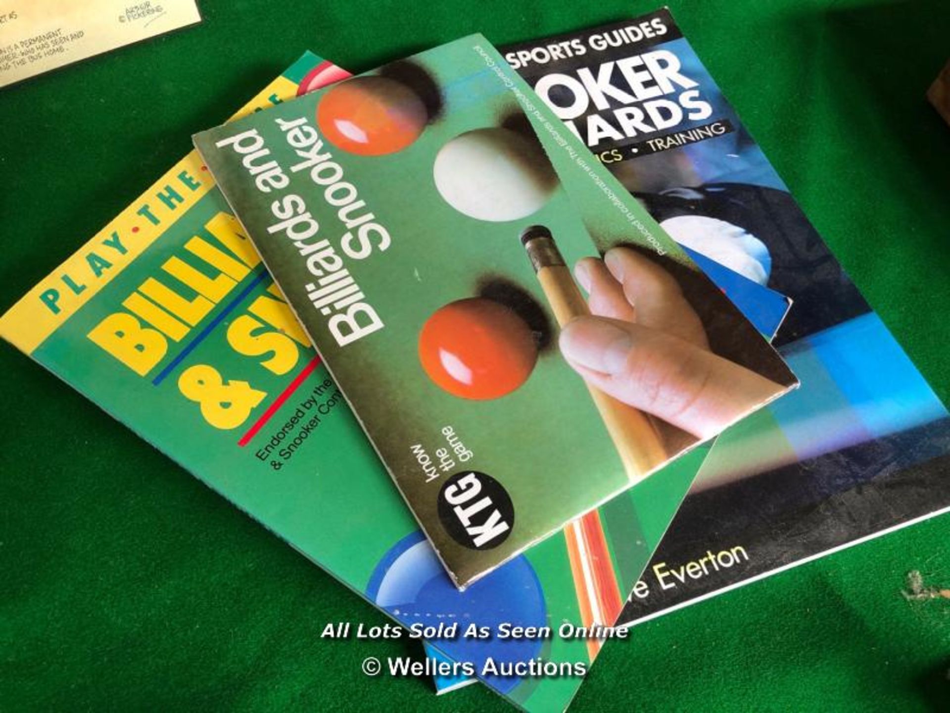 X5 SNOOKER RELATED BOOKS, INC. KNOW THE GAME OF SNOOKER - Image 3 of 3