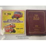 2X COLLECTABLE DIE CAST BUS BOX SETS INCLUDING CORGI AND EFE