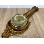 *BOSSONS RARE FRASER ART REGENCY BAROMETER