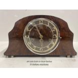 *VINTAGE WOODEN MANTEL CLOCK