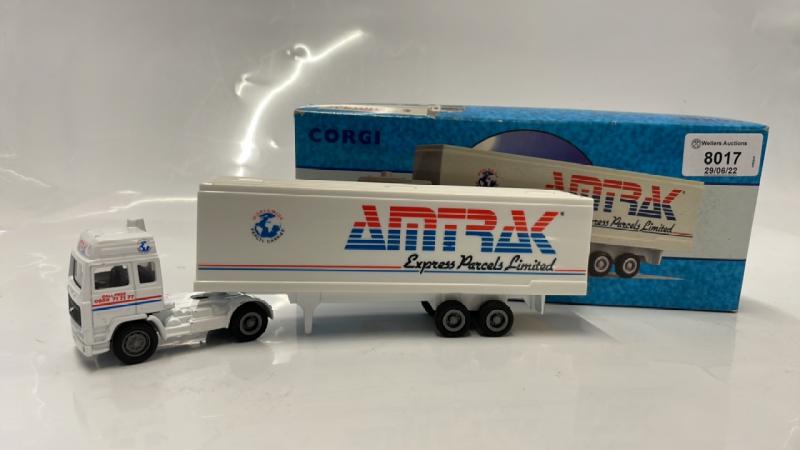 CORGI 98101 VOLVO CONTAINER AMTRAK, BOXED