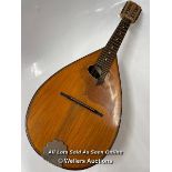 *BEAUTIFUL VINTAGE BOWL BACK MANDOLIN MOTHER PEARL INLAY