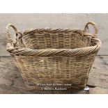 LARGE VINTAGE BASKET 60 X 38 X 40CM