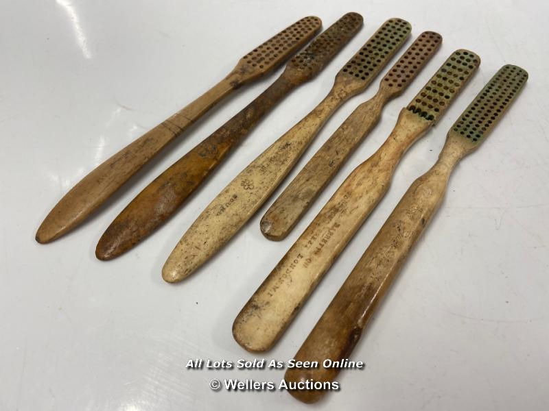 *VICTORIAN TOOTH BRUSH HANDLES