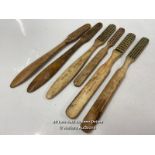 *VICTORIAN TOOTH BRUSH HANDLES