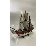 MODEL THREE-MASTED SHIP, 46CM