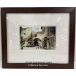 FRAMED PHOTO PRINT OF ST. TROPEZ, 22 X 14.5CM