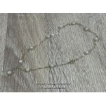 *ANTIQUE 9CT GOLD CHAIN NECKLACE WITH PEARL BEADS