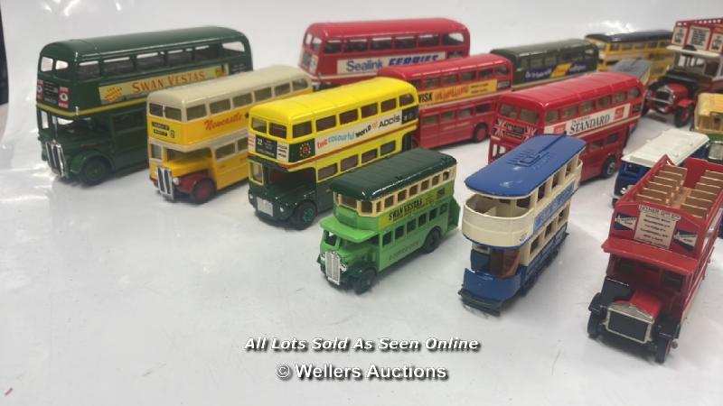 19X ASSORTED DIE CAST BUSES INCLUDING SOLIDO, CORGI, MATCHBOX AND DAYS GONE - Image 2 of 5