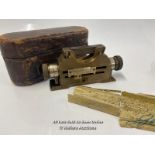 *ANTIQUE ITALIAN ARTILLERY SIGHT / LEVEL - WORKING. SAN GIORGIO SESTAI PONENTE