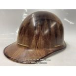 *VINTAGE MINERS SAFETY HELMET HARD HAT TEXOLET MALCOLM CAMPBELL