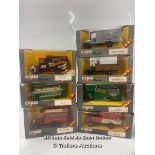 7X CORGI CLASSICS 1:43 SCALE DIE CAST TRUCKS, BOXED