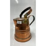 COPPER LIDDED JUG