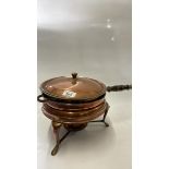 MODERN COPPER DISH WITH BURNER