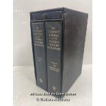 THE COMPACT EDITION OF THE OXFORD ENGLISH DICTIONARY VOLUMES 1 & 2