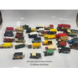 32X UNBOXED DIE CAST CARS AND TRUCKS INCLUDING DAYS GONE AND CORGI
