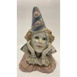 LEONARDO COLLECTION CLOWN BUST, 21CM