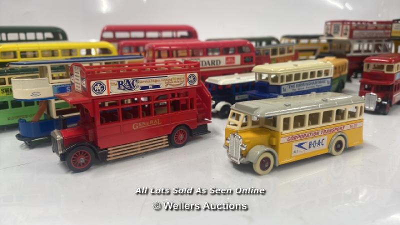 19X ASSORTED DIE CAST BUSES INCLUDING SOLIDO, CORGI, MATCHBOX AND DAYS GONE - Image 5 of 5