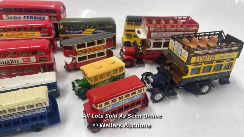 19X ASSORTED DIE CAST BUSES INCLUDING SOLIDO, CORGI, MATCHBOX AND DAYS GONE - Image 4 of 5