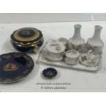 ASSORTED LIMOGES PORCALAIN INCL. VANITY SET AND BOWLES