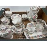 PART PARAGON TEA SERVICE WITH OTHER CHINA WARE INCLUDING AYNSLEY