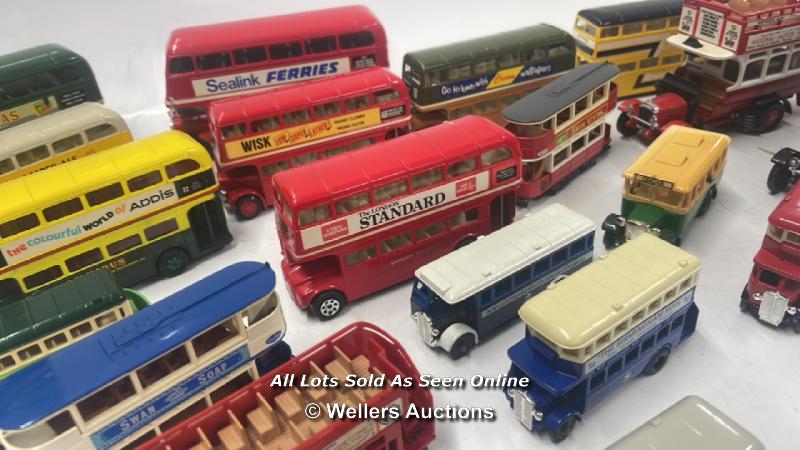 19X ASSORTED DIE CAST BUSES INCLUDING SOLIDO, CORGI, MATCHBOX AND DAYS GONE - Image 3 of 5