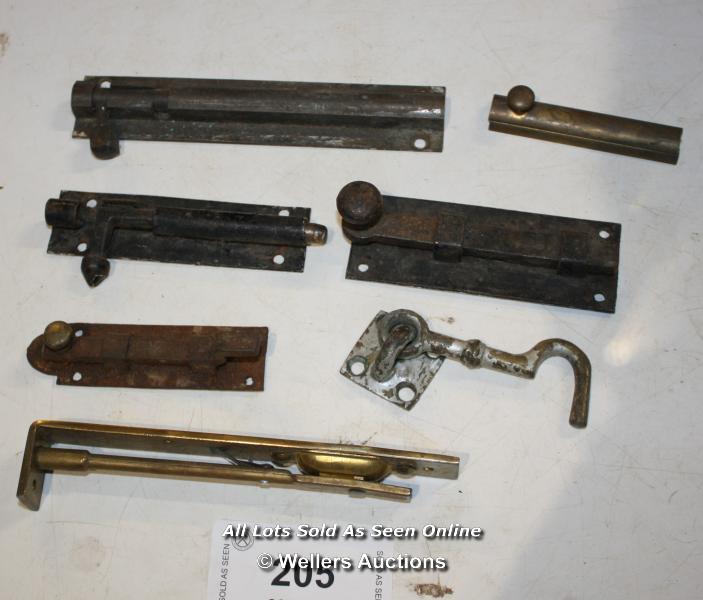 VARIOUS DOOR BOLTS