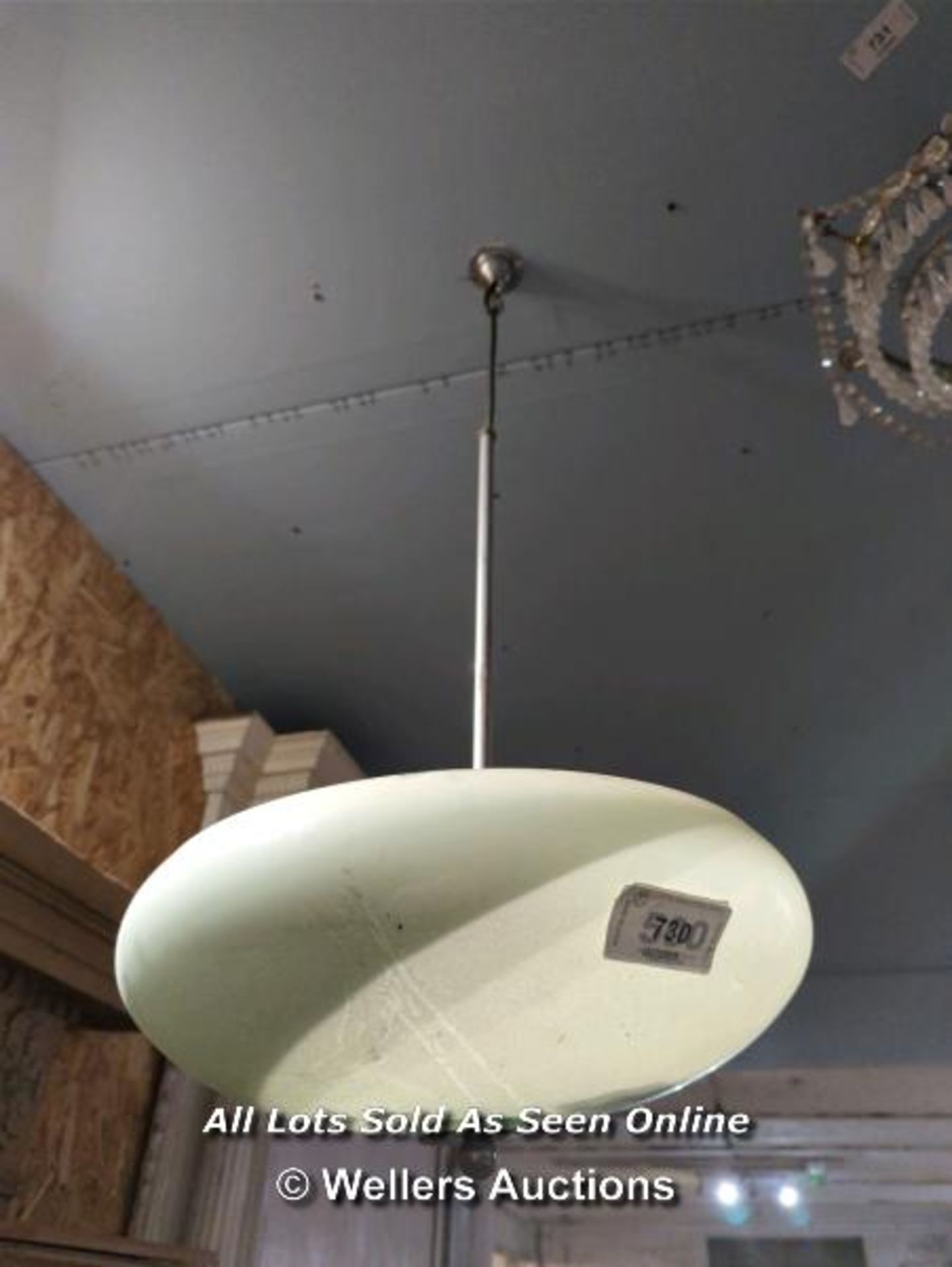 GREEN CEILING LIGHT SHADE