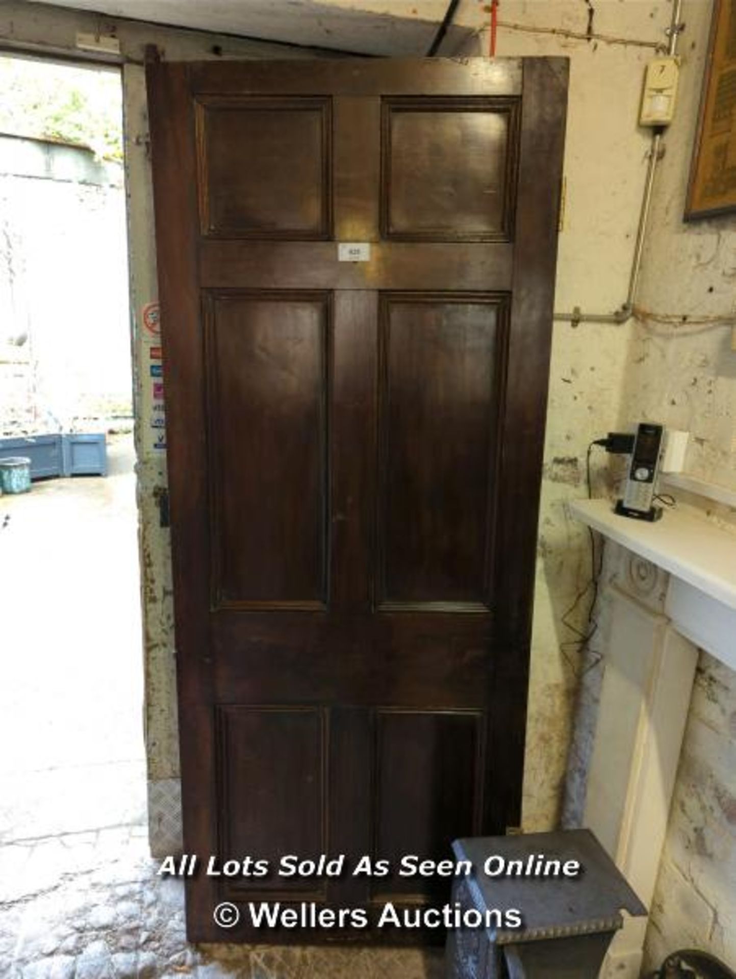 GEORGIAN MAHOGANY SIX PANEL DOOR