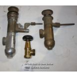 TWO SINK WASTES AND ONE RADIATOR VALVE