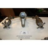 ART DECO TAP SET FOR BASIN