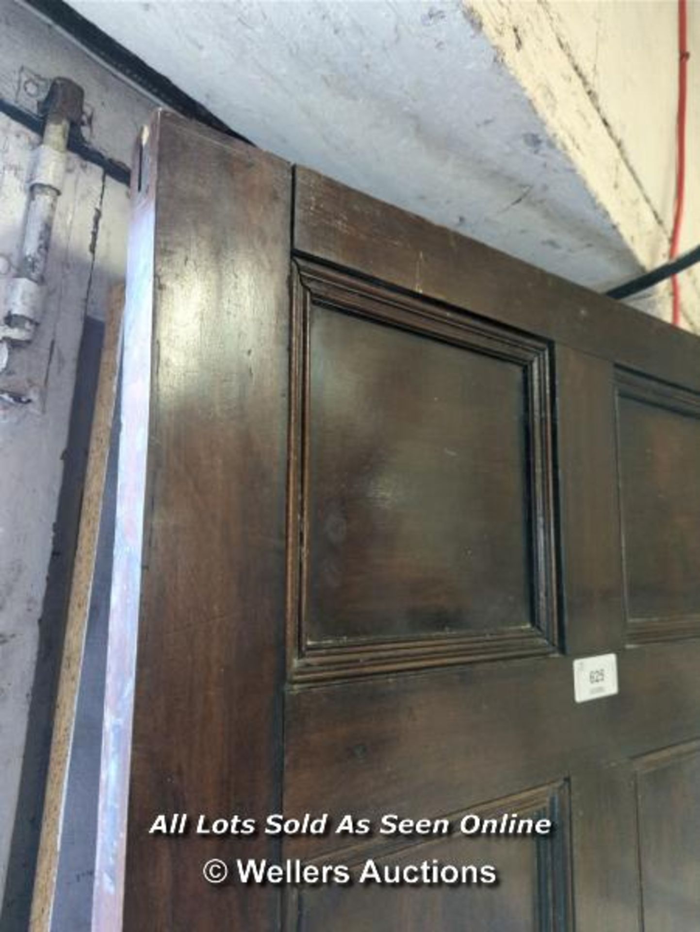 GEORGIAN MAHOGANY SIX PANEL DOOR - Image 2 of 3