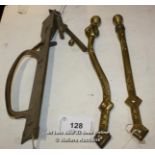 WINDOW HANDLE AND PARTS DOOR CURTAIN BRACKETS