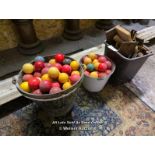 LARGE QUANTITY OF SNOOKER BALLS AND ACCESSORIES