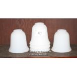 SET OF FIVE LIGHT SHADES