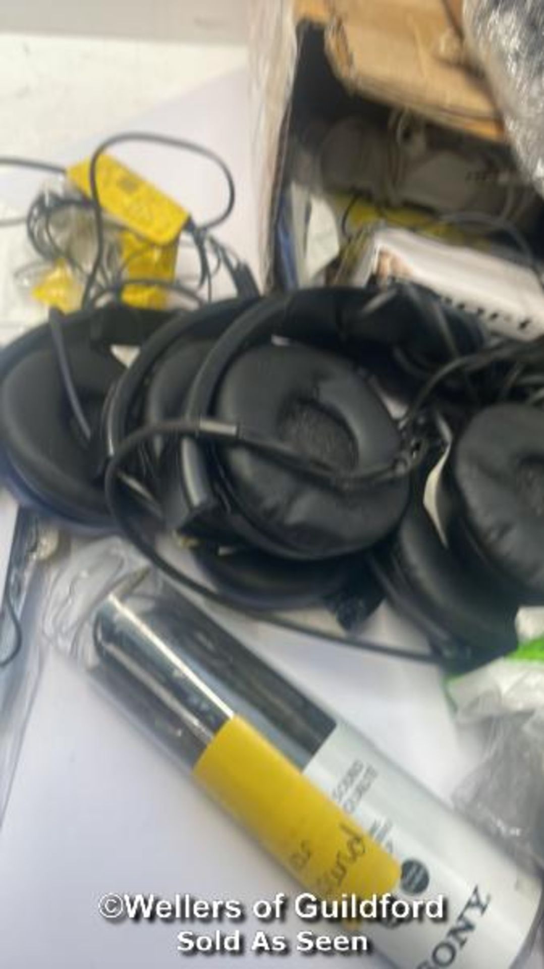 *APPROX 60 FAULTY STEELSERIES GAMING HEADSET SONY BUSH JVC HEADPHONES - Image 2 of 5