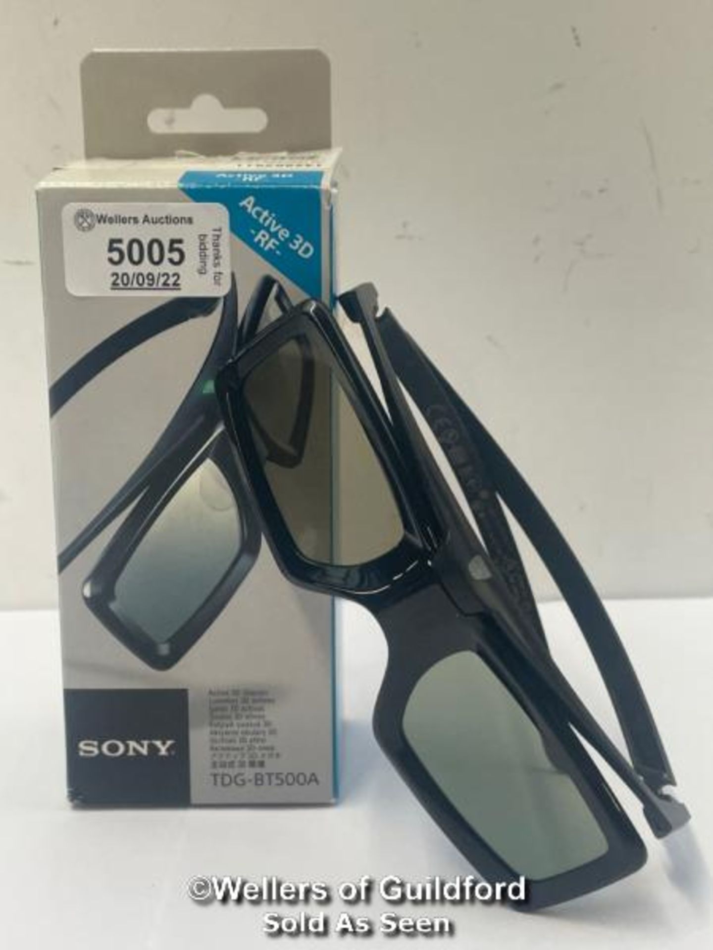 *SONY TDG-BT500A ACTIVE 3D GLASSES SINGLE PAIR