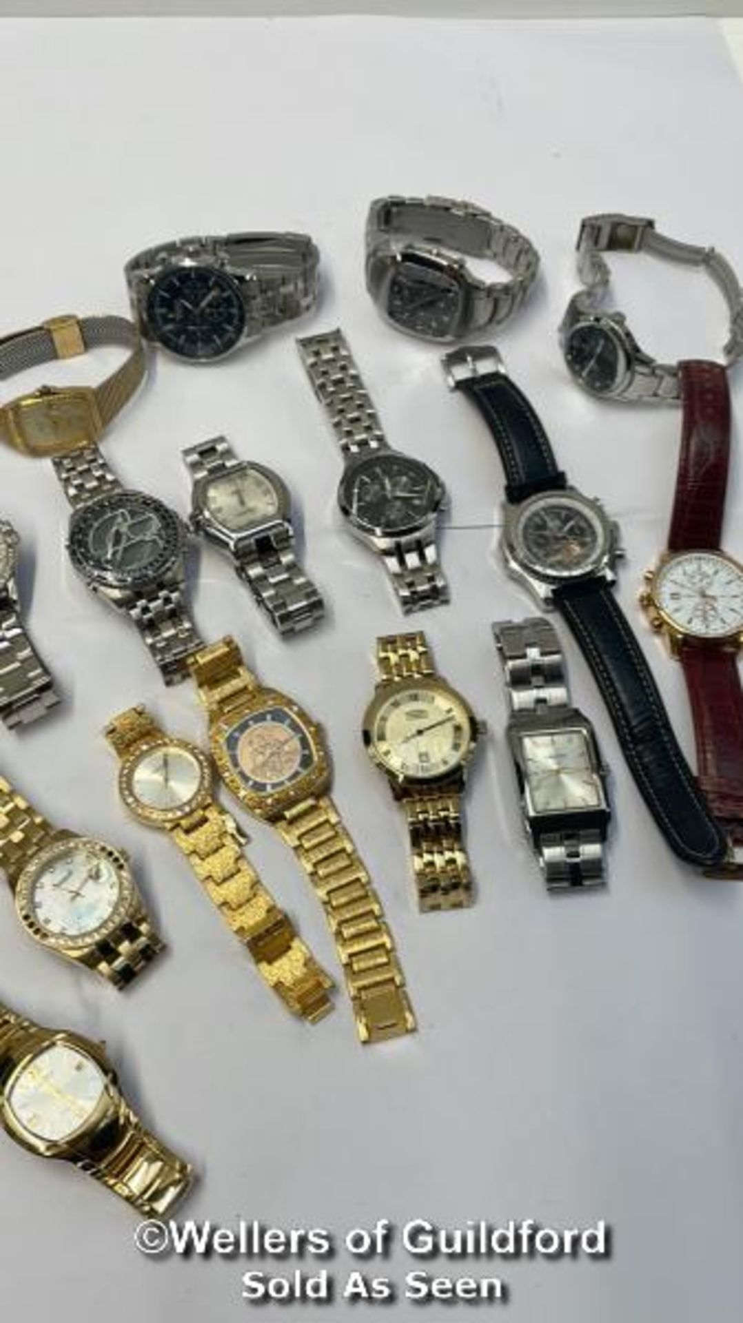 *JOB LOT 16 WATCHES, INCLUDES SEKONDA, ROTARY