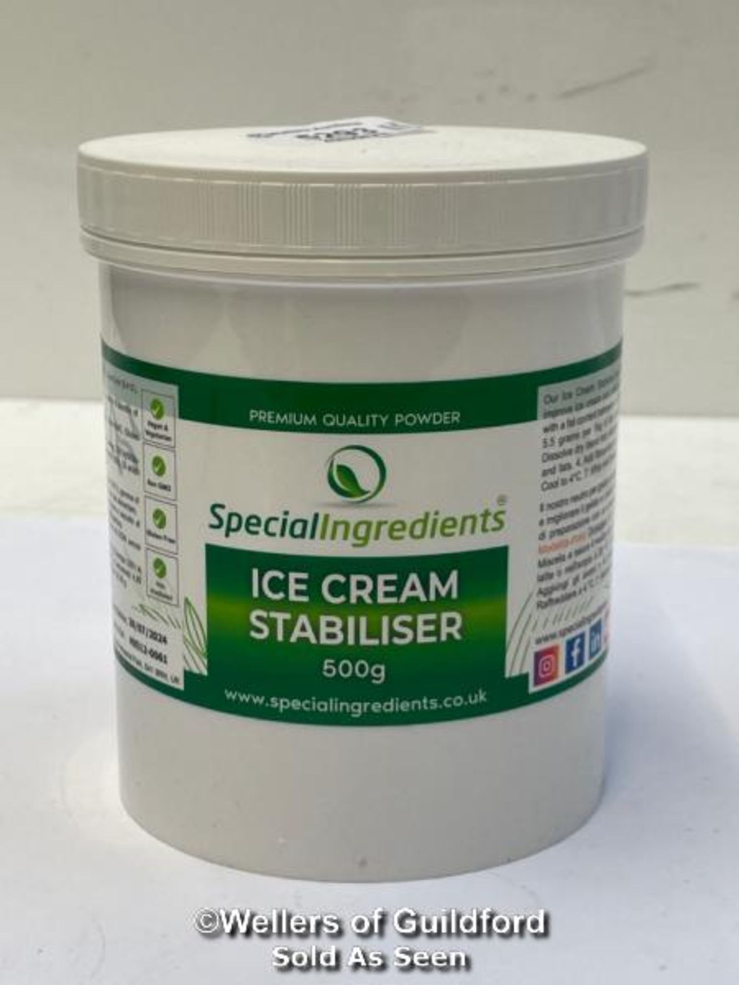 *ICE CREAM STABILISER 500G - SPECIAL INGREDIENTS