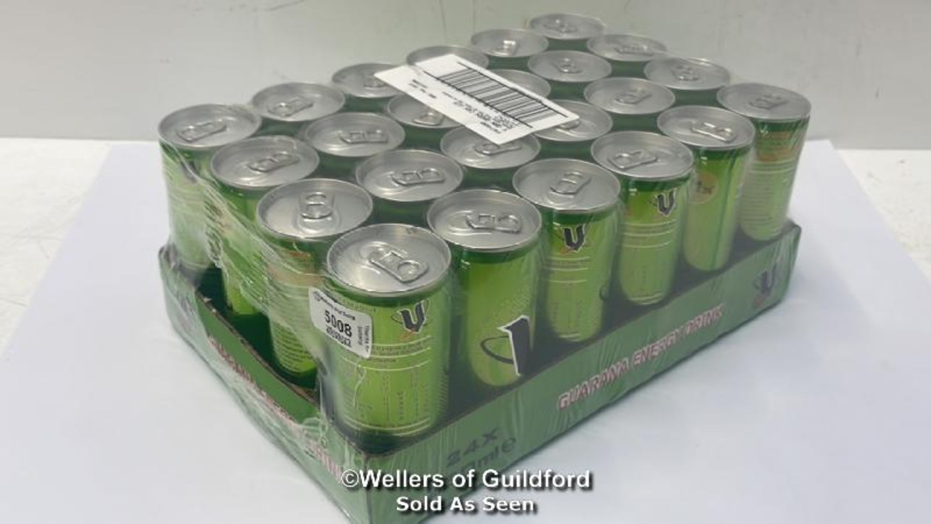 *24 X V GUARANA ENERGY DRINK 250ML / NEW