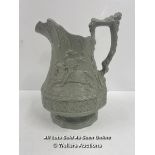 W.RIDGEWAY SON & CO WATER JUG, SOME DAMAGE TO THE LIP, 19CM HIGH, CIRCA 1840