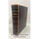 LARGE OXFORD UNIVERSITY PRESS HOLY BIBLE WITH HAND WRITTEN INSCRIPTION DATED 1853