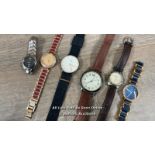 SIX ASSORTED WATCHES INCLUDING DANIEL WELLINGTON