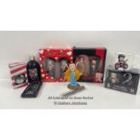 ASSORTED BETTY BOOP COLLECTABLES INCLUDING FIGURINE, COSMETICS, MUGS AND PEN (9)