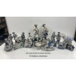LARGE COLLECTION OF CERAMIC FIGURES (18)