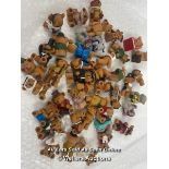 ASSORTED COLLECTABLE BEAR CERAMIC FIGURES