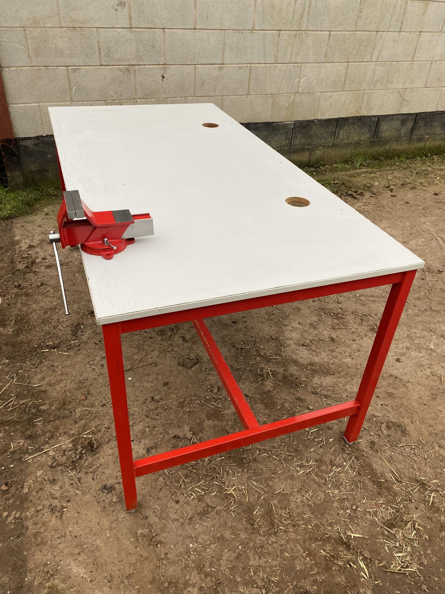 WORKBENCH + VICE (NO VAT) - Image 2 of 2