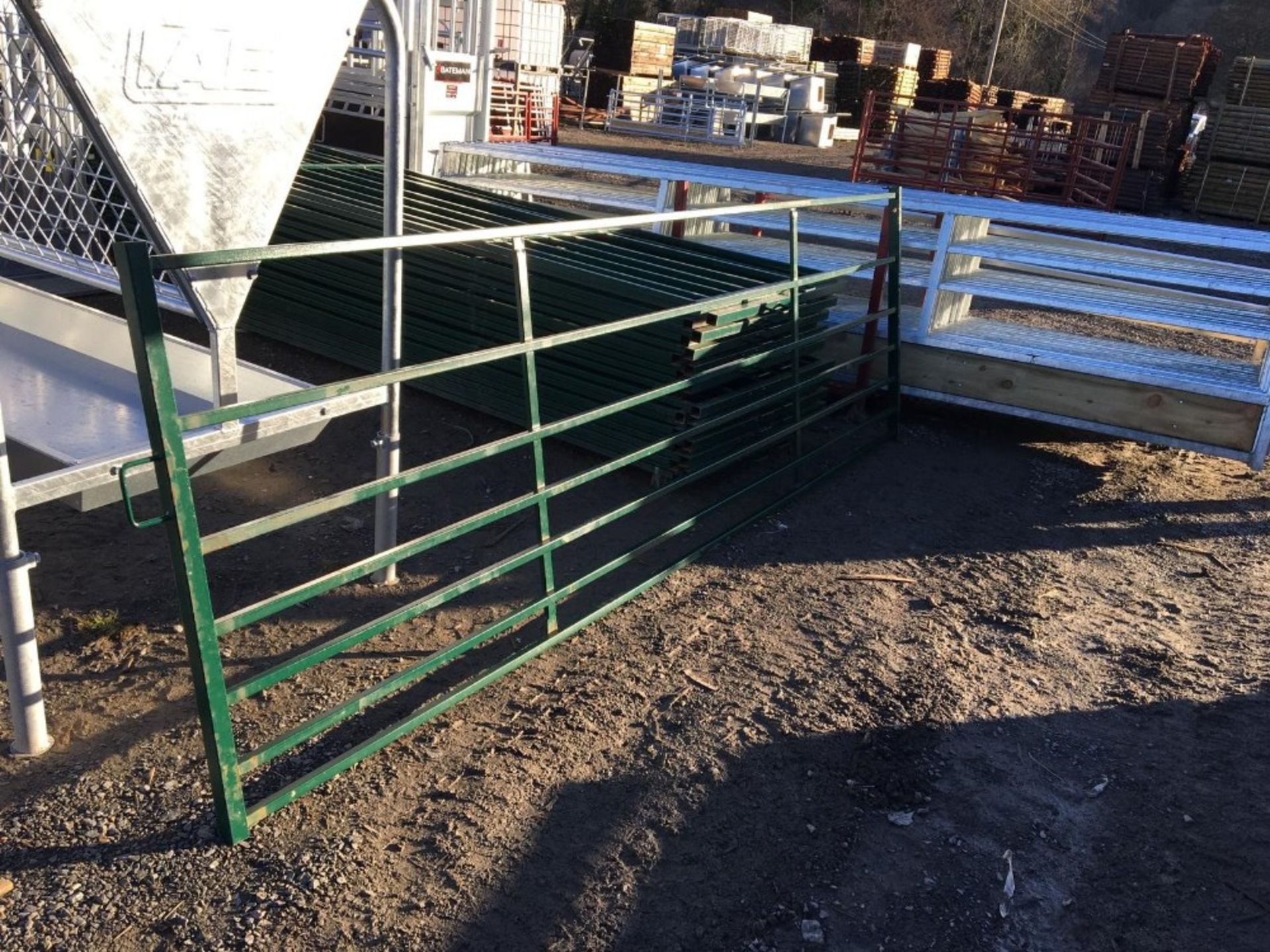 12' GREEN PAINTED GATE